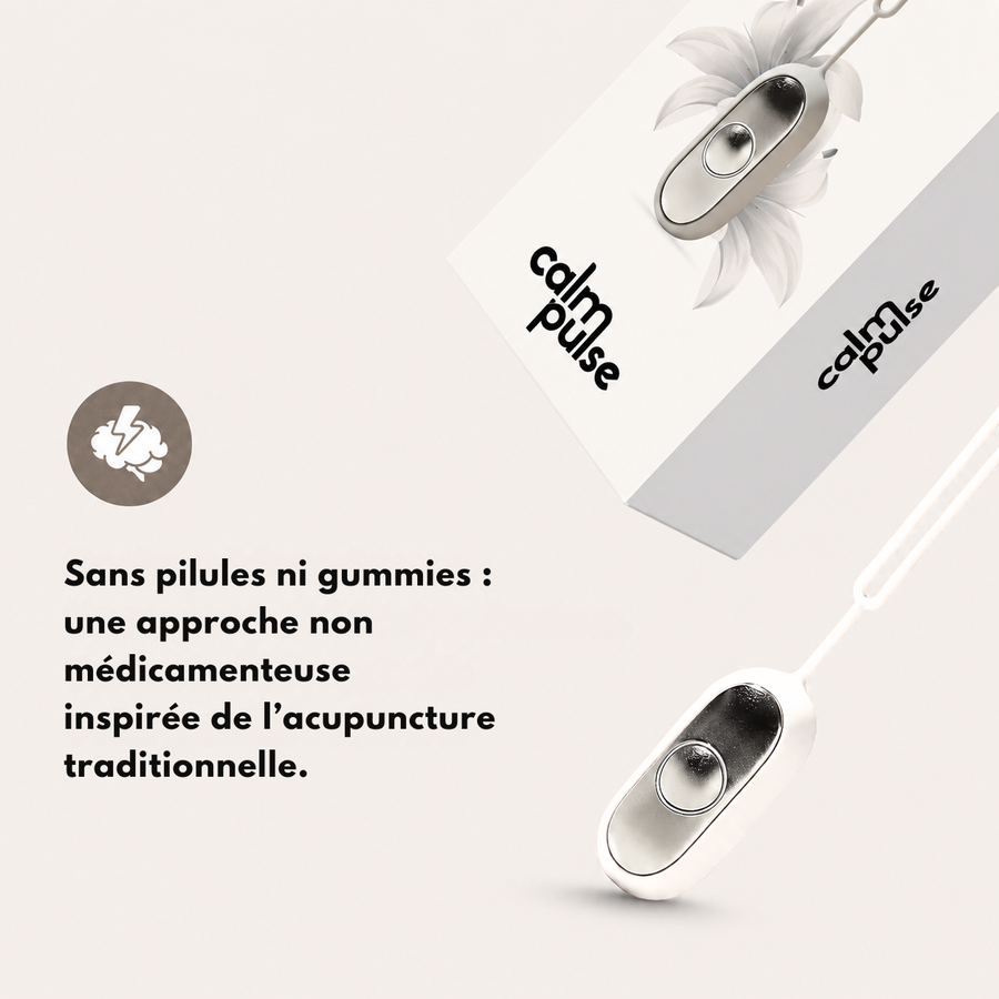 Calm Pulse™ — Le Galet Apaisant Anti-Stress